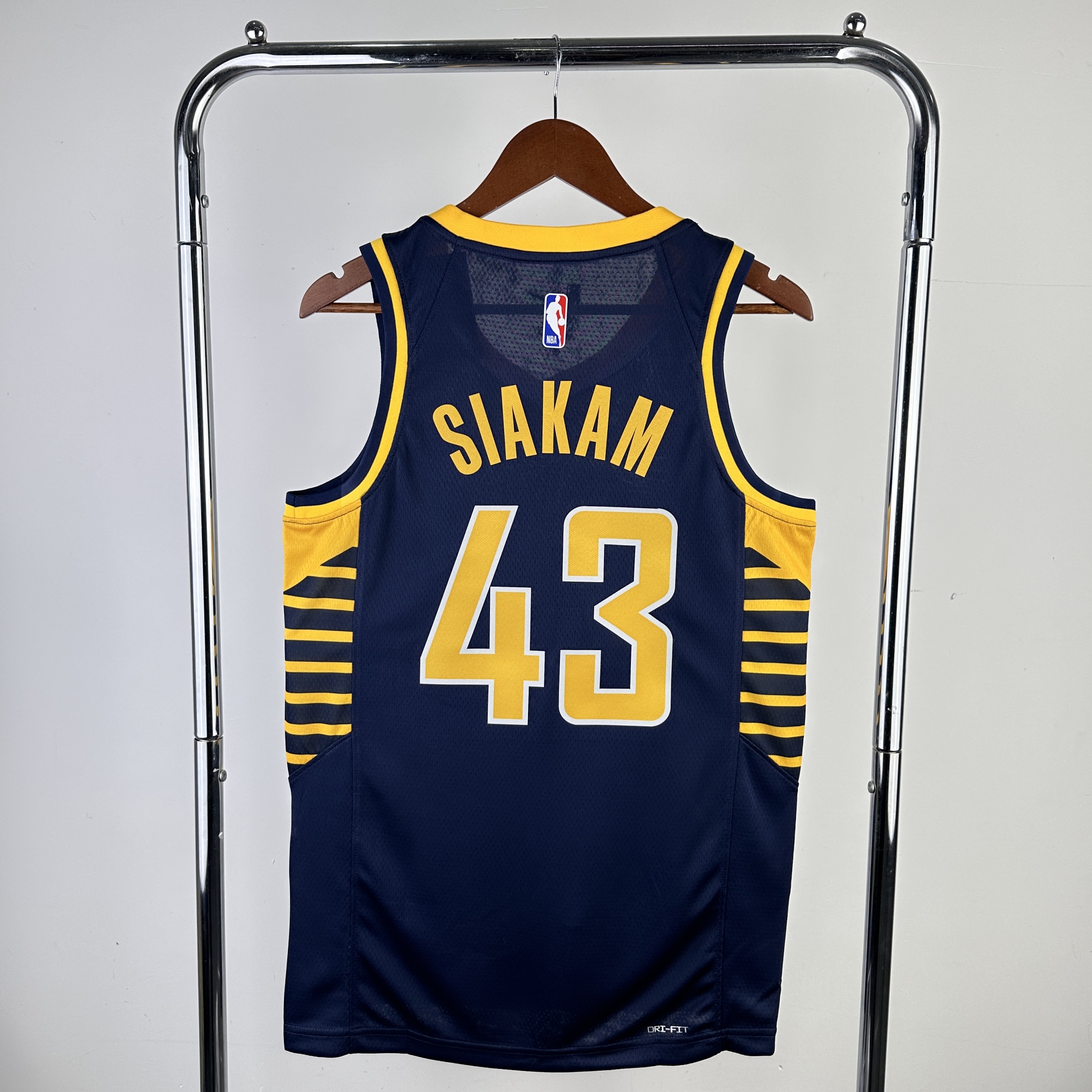 Men Indiana Pacers #43 Siakam Blue Season Nike 2024 NBA Jersey->indiana pacers->NBA Jersey